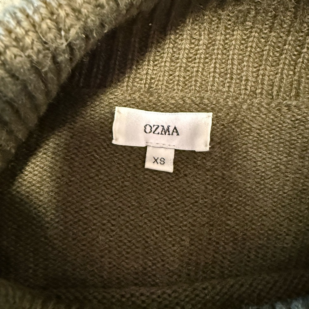 OZMA Forest Green Cowl Neck Sweater - Picture 6 of 9